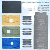 Khuôn vỉ đổ chân viền XINZHIZAO sử dụng cho từ dòng iP X tới iP 14 ProMax