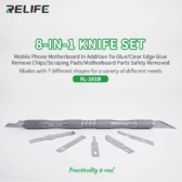Bộ dao RL-101B cán 2 đầu