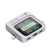 Dụng cụ test sửa sạc, chuẩn đoán pan sạc YCS TNS360 Lightning/Type-C