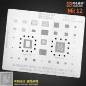 Vỉ làm chân MI12 hỗ trợ CPU SDM865 SM8250 Redmi K30 Pro, Mi10/10PRO