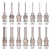 Đầu kim thép không gỉ bơm keo, mỡ hàn số 16, 17, 18, 19, 20, 21, 22